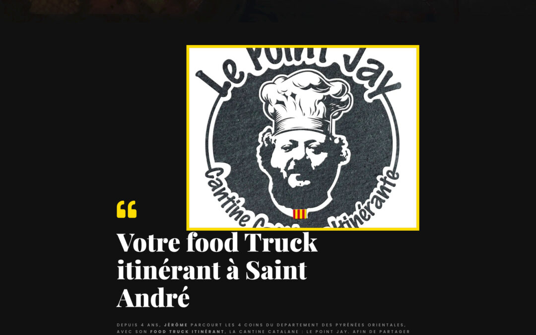 Modèle site web restaurant point jay
