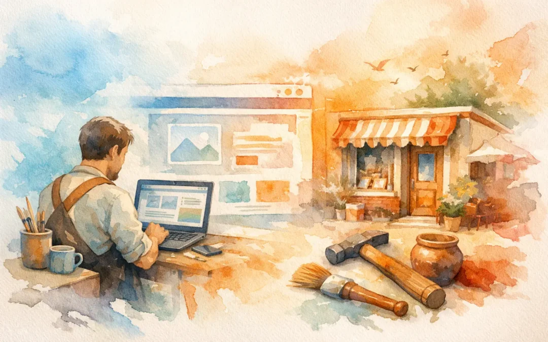 Créer un site vitrine artisan efficace